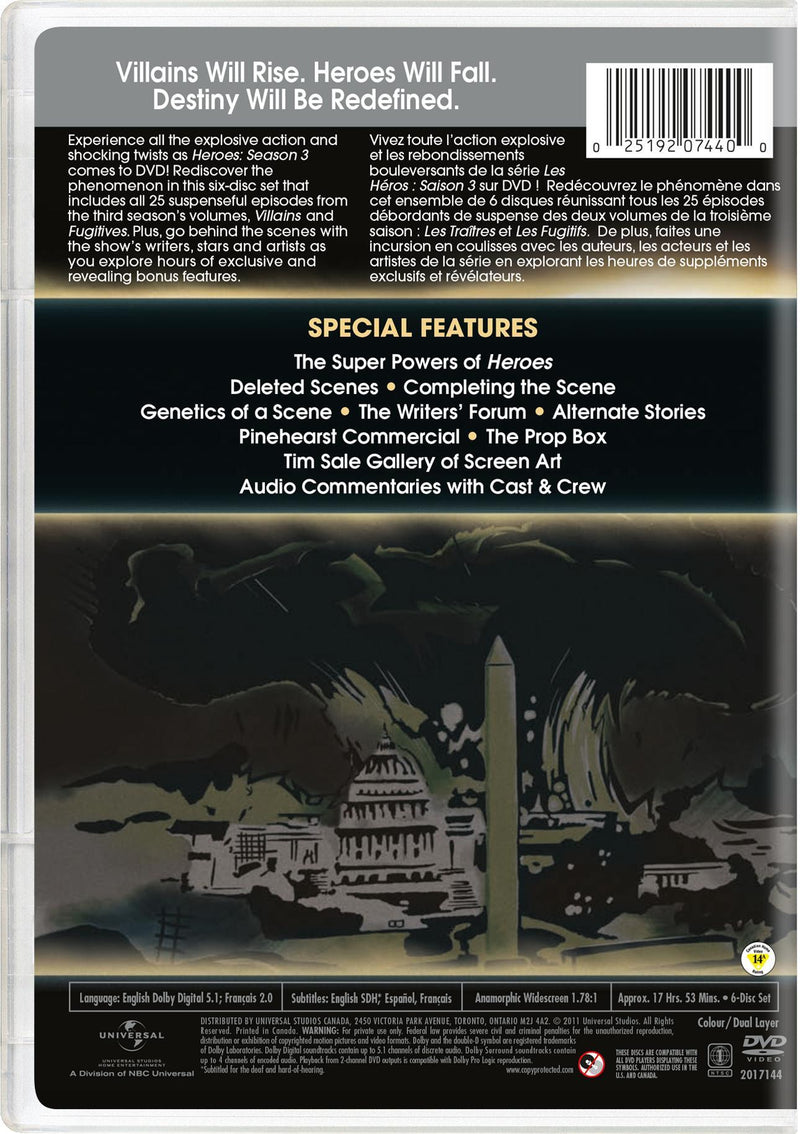Heroes: Season 3 [DVD]
