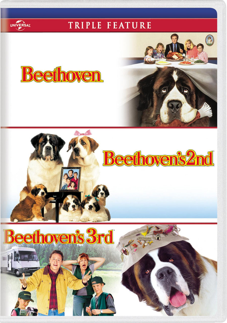 Beethoven / Beethoven's 2nd / Beethoven's 3rd Triple Feature [DVD]