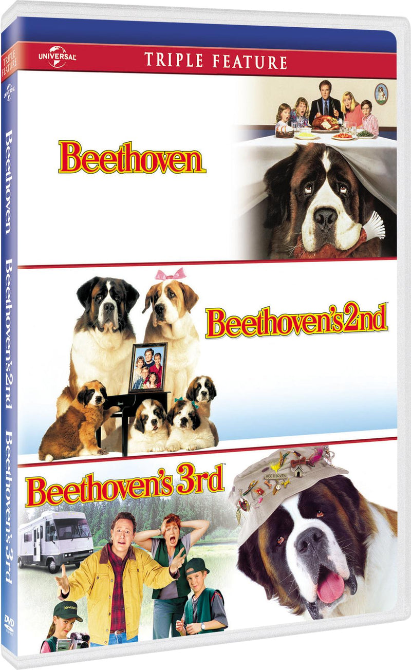 Beethoven / Beethoven's 2nd / Beethoven's 3rd Triple Feature [DVD]
