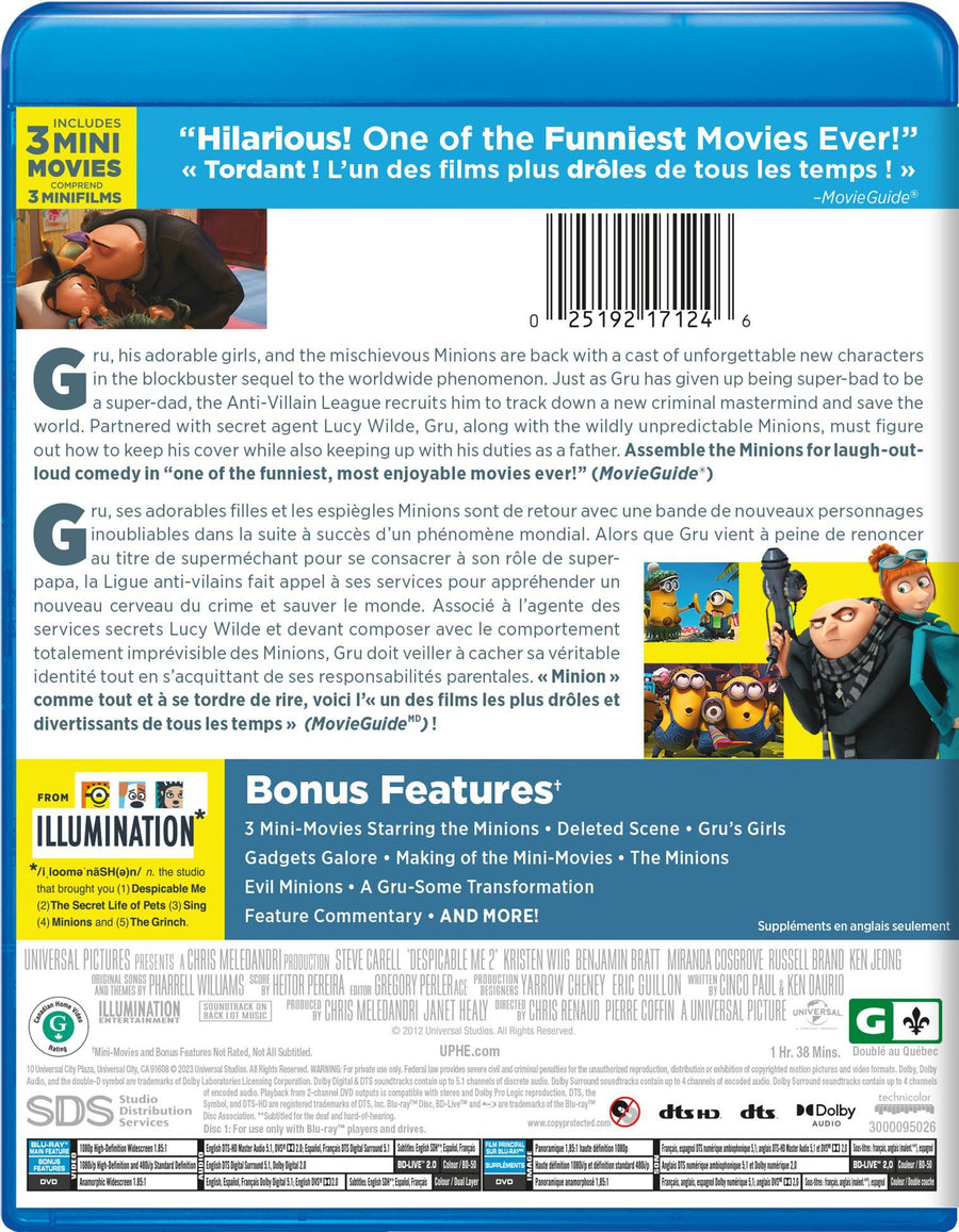 Despicable Me 2 (Blu-ray + DVD) [Blu-Ray]