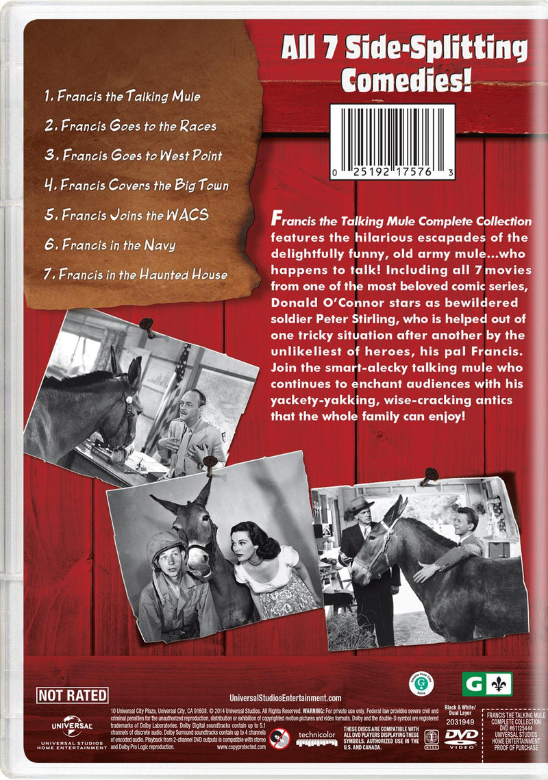 Francis the Talking Mule Complete Collection [DVD]