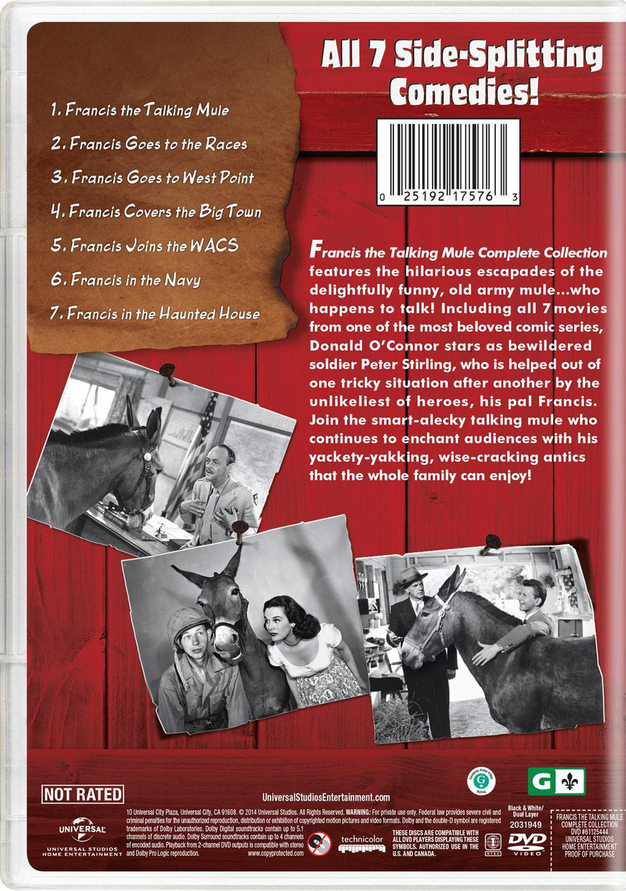 Francis the Talking Mule Complete Collection [DVD]