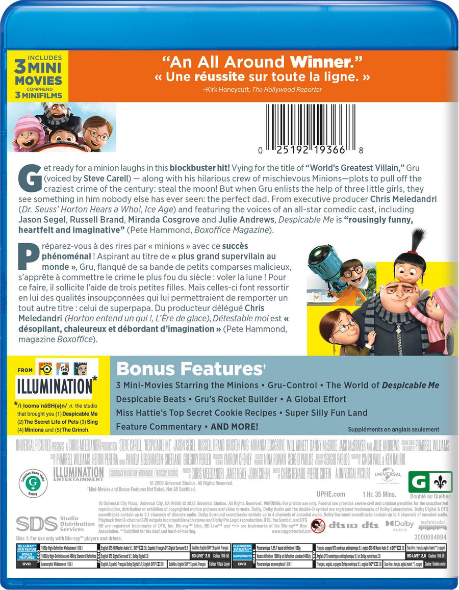 Despicable Me (Blu-ray + DVD) [Blu-Ray]