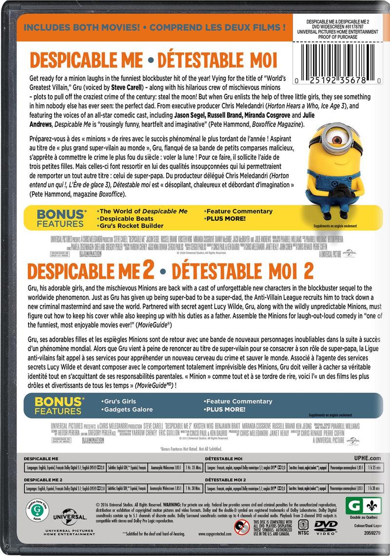 Despicable Me: 2-Movie Collection [DVD]