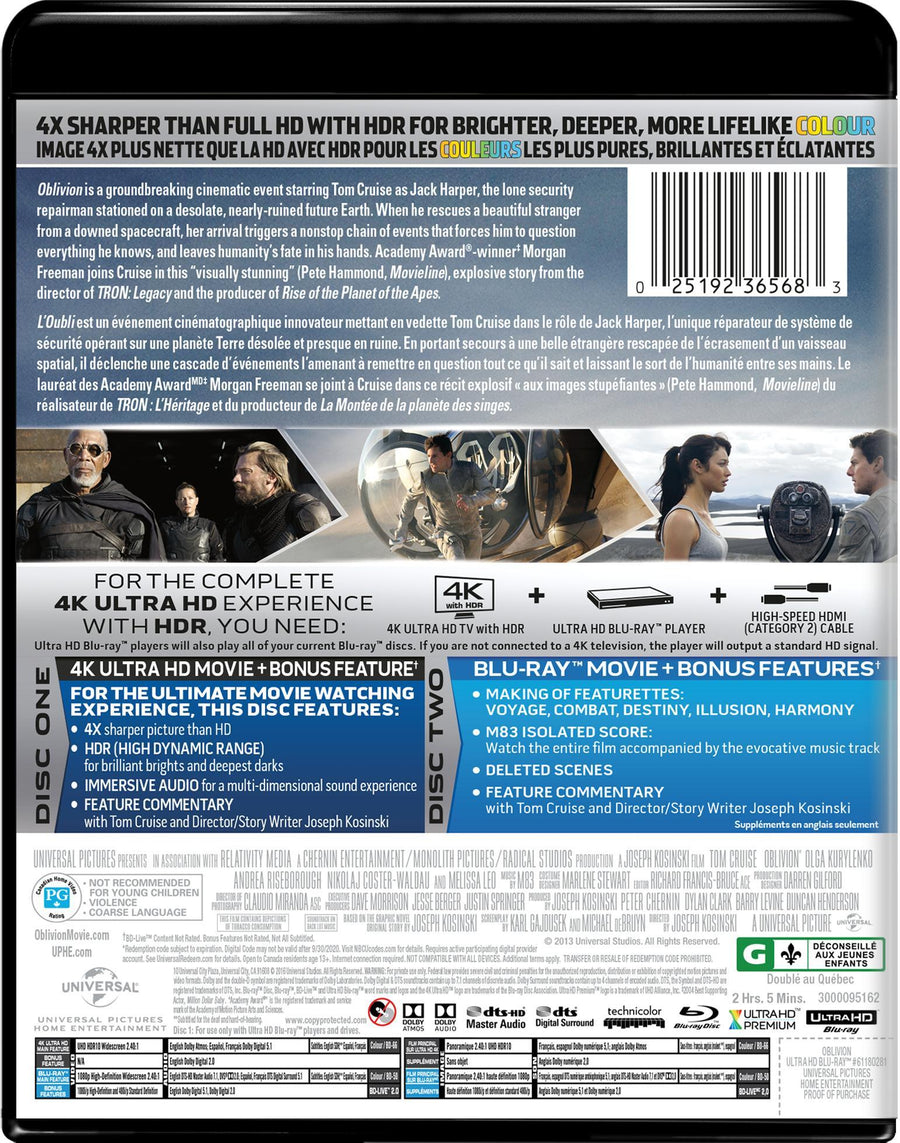 Oblivion (4K Ultra HD + Blu-ray) [UHD]