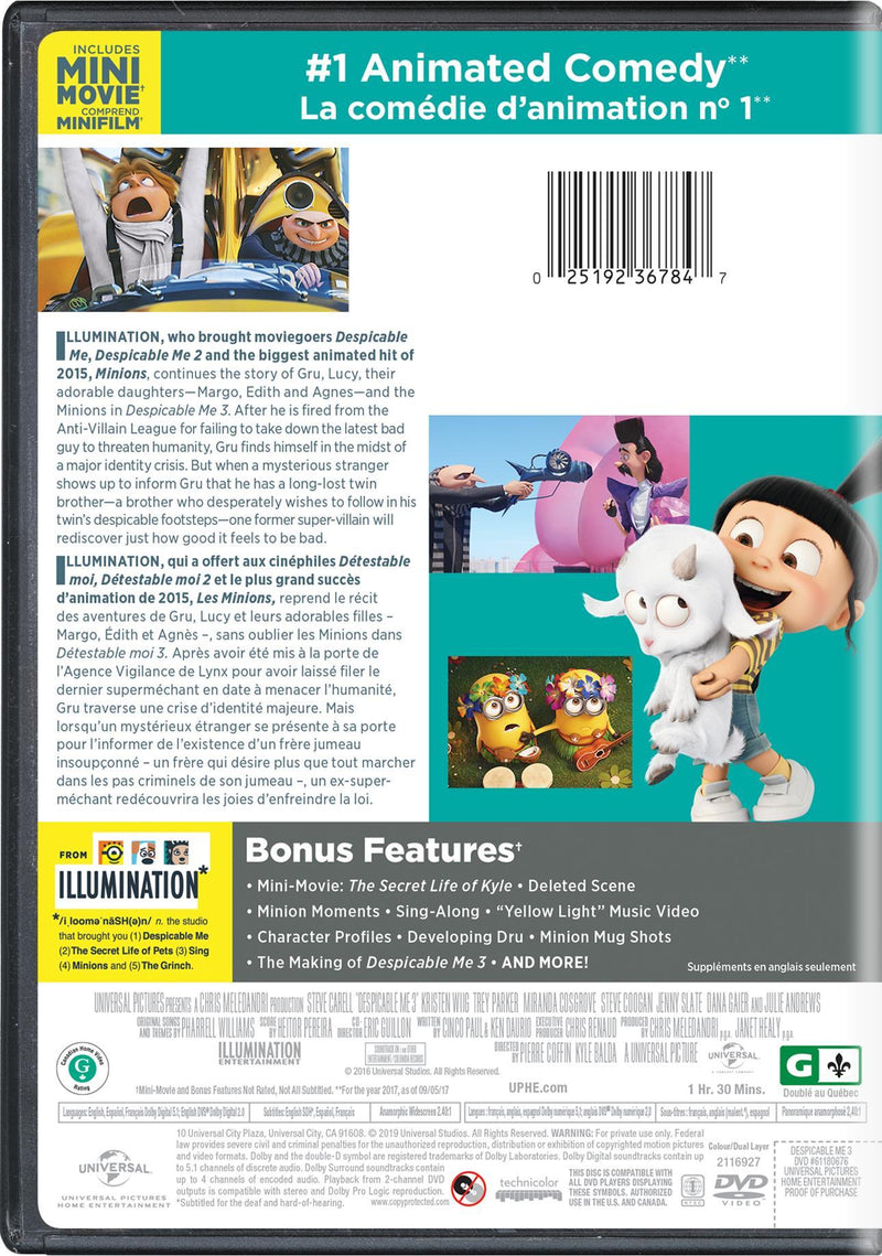 Despicable Me 3 [DVD]