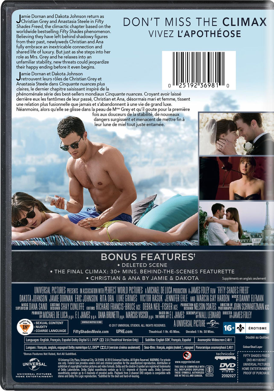 Fifty Shades Freed [DVD]