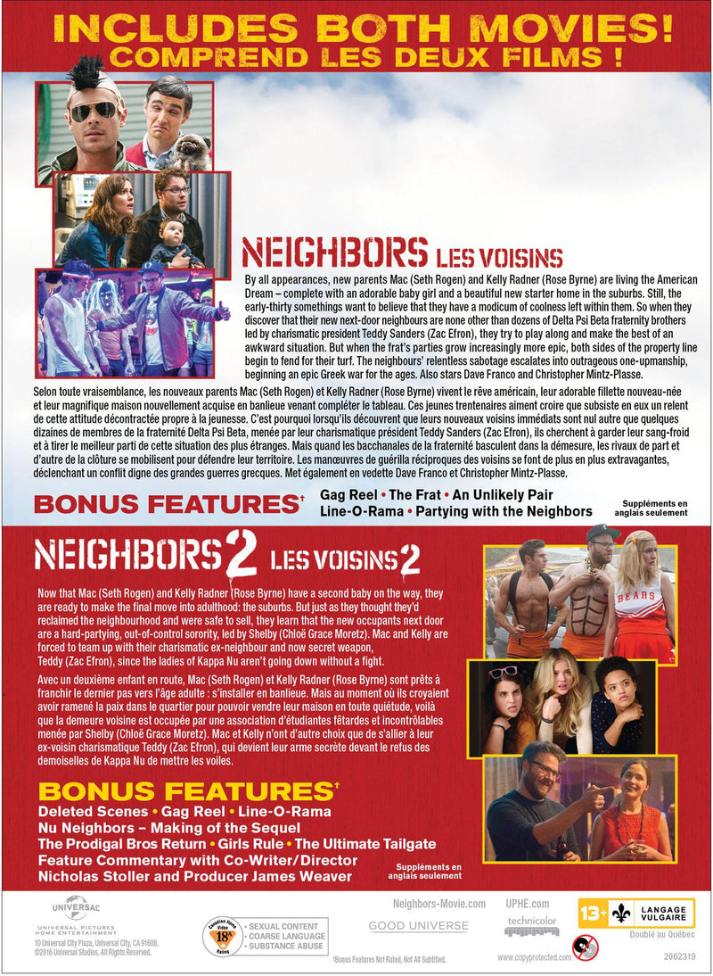 Neighbors: 2-Movie Collection [DVD]