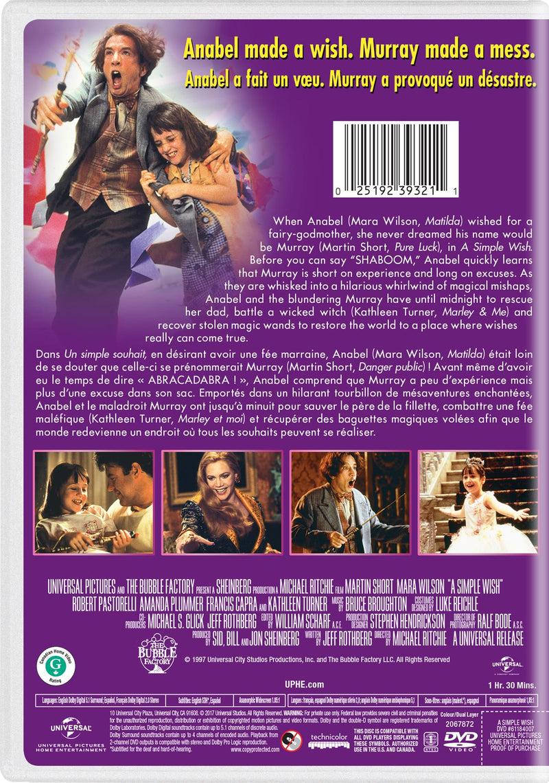 A Simple Wish (New Artwork) [DVD]