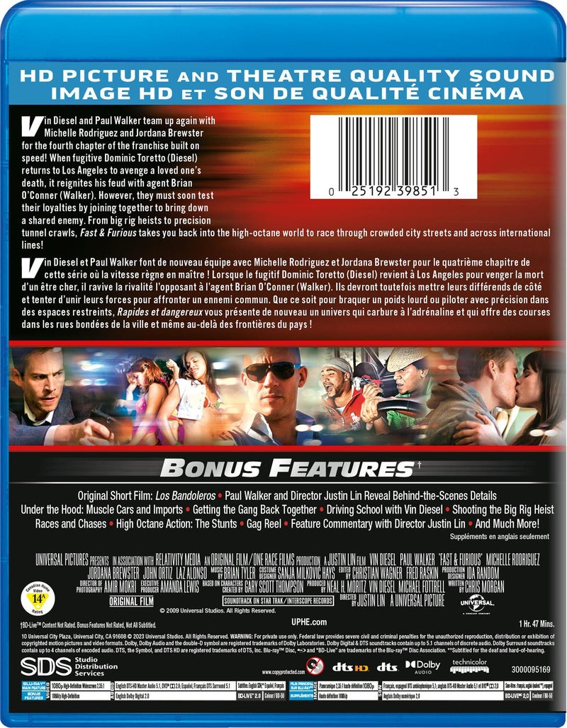 Fast & Furious [Blu-Ray]