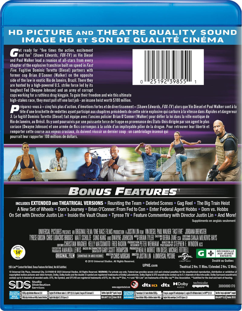 Fast Five [Blu-Ray]