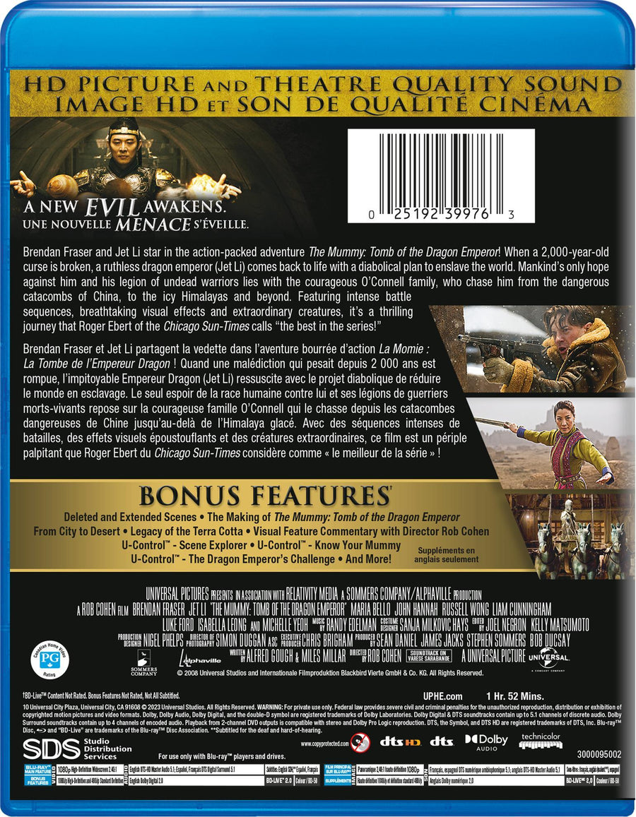 The Mummy: Tomb of the Dragon Emperor [Blu-Ray]