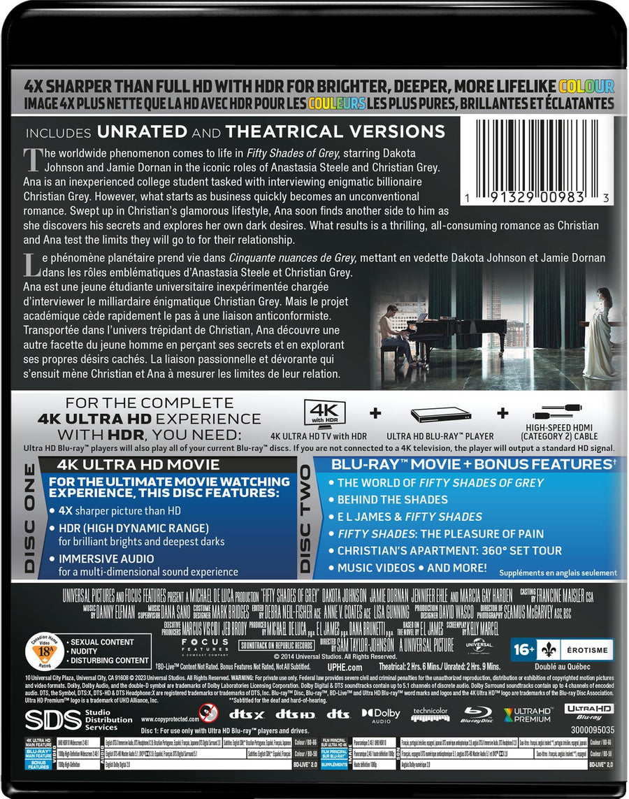 Fifty Shades of Grey (4K Ultra HD + Blu-ray) [UHD]