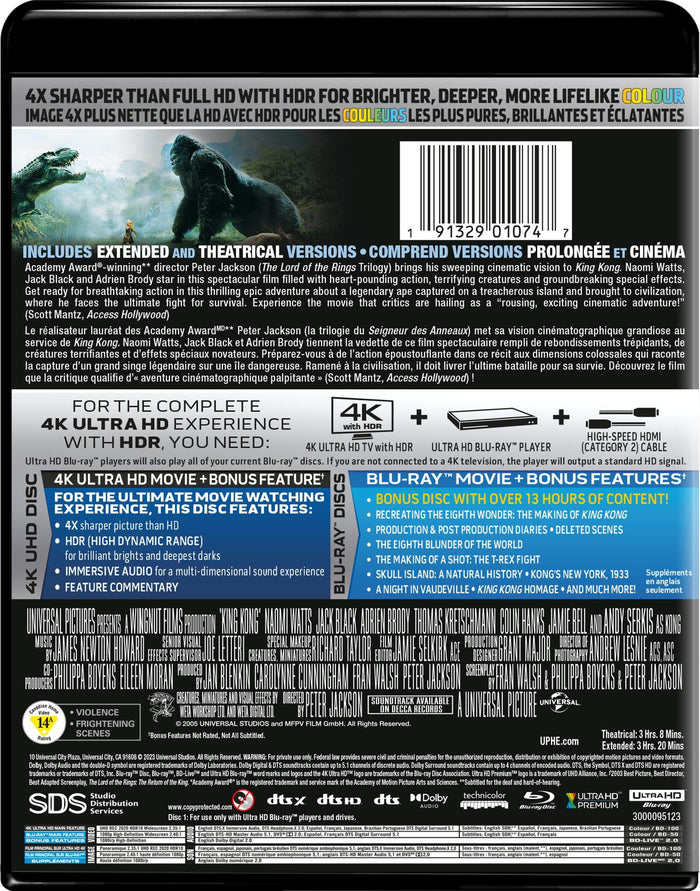 King Kong (4K Ultra HD + Blu-ray) [UHD]