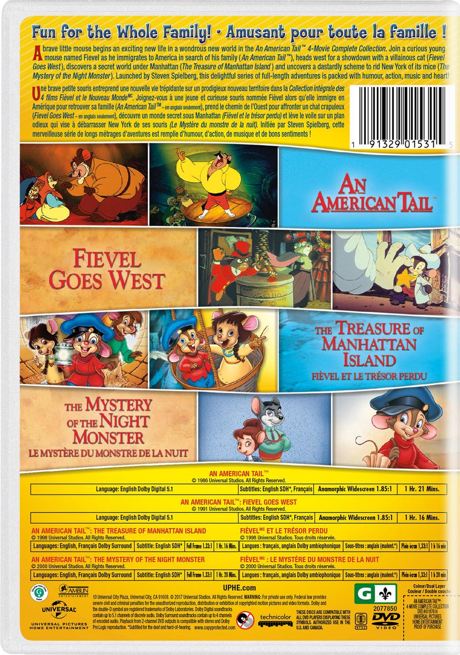 An American Tail: 4-Movie Complete Collection [DVD]