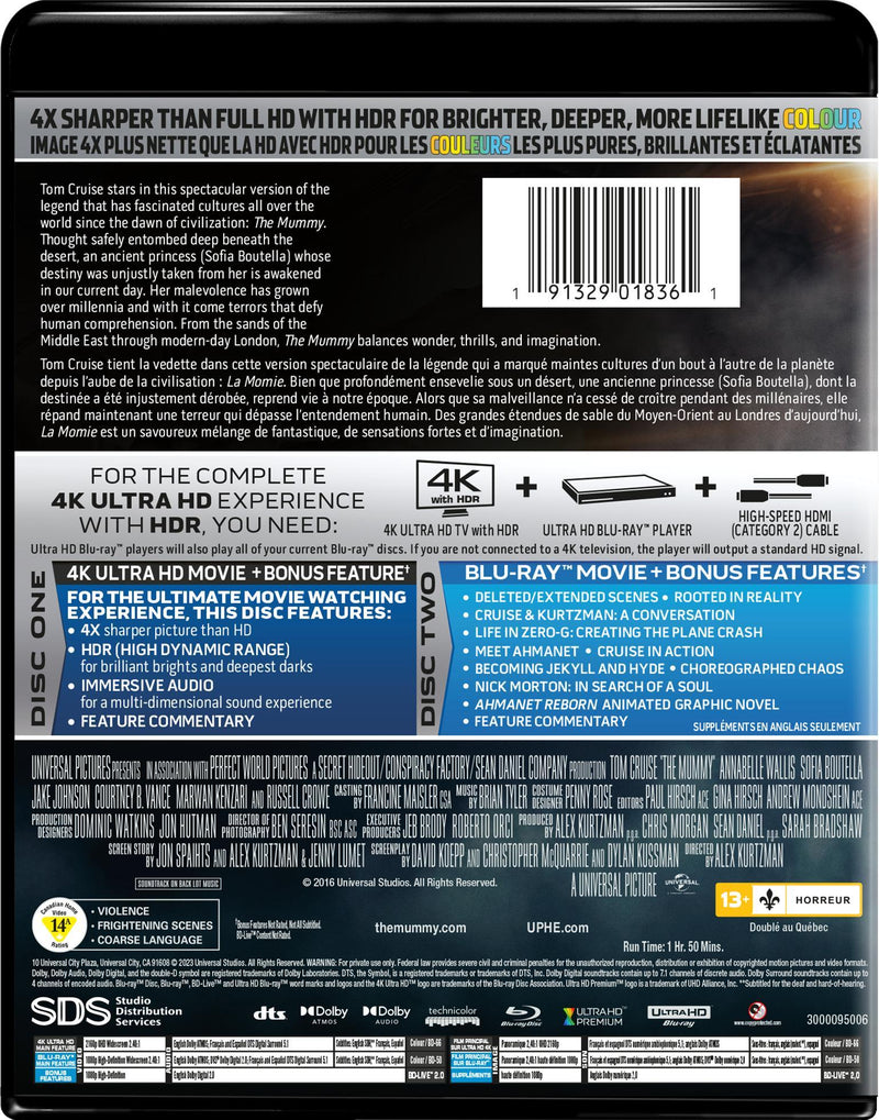 The Mummy (4K Ultra HD + Blu-ray) [UHD]