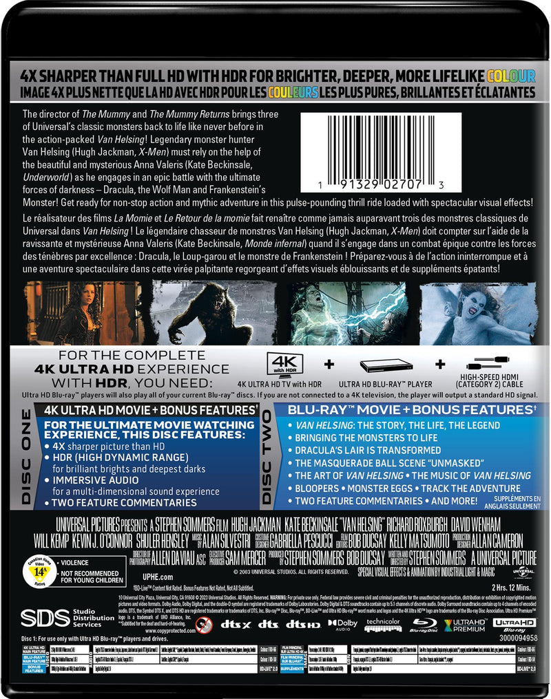Van Helsing (4K Ultra HD + Blu-ray) [UHD]
