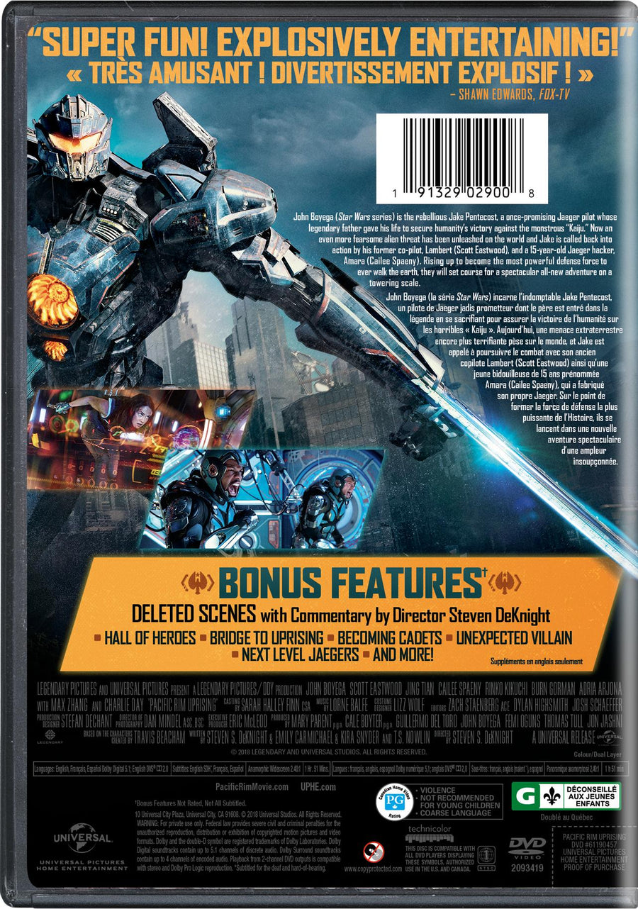 Pacific Rim Uprising [DVD]