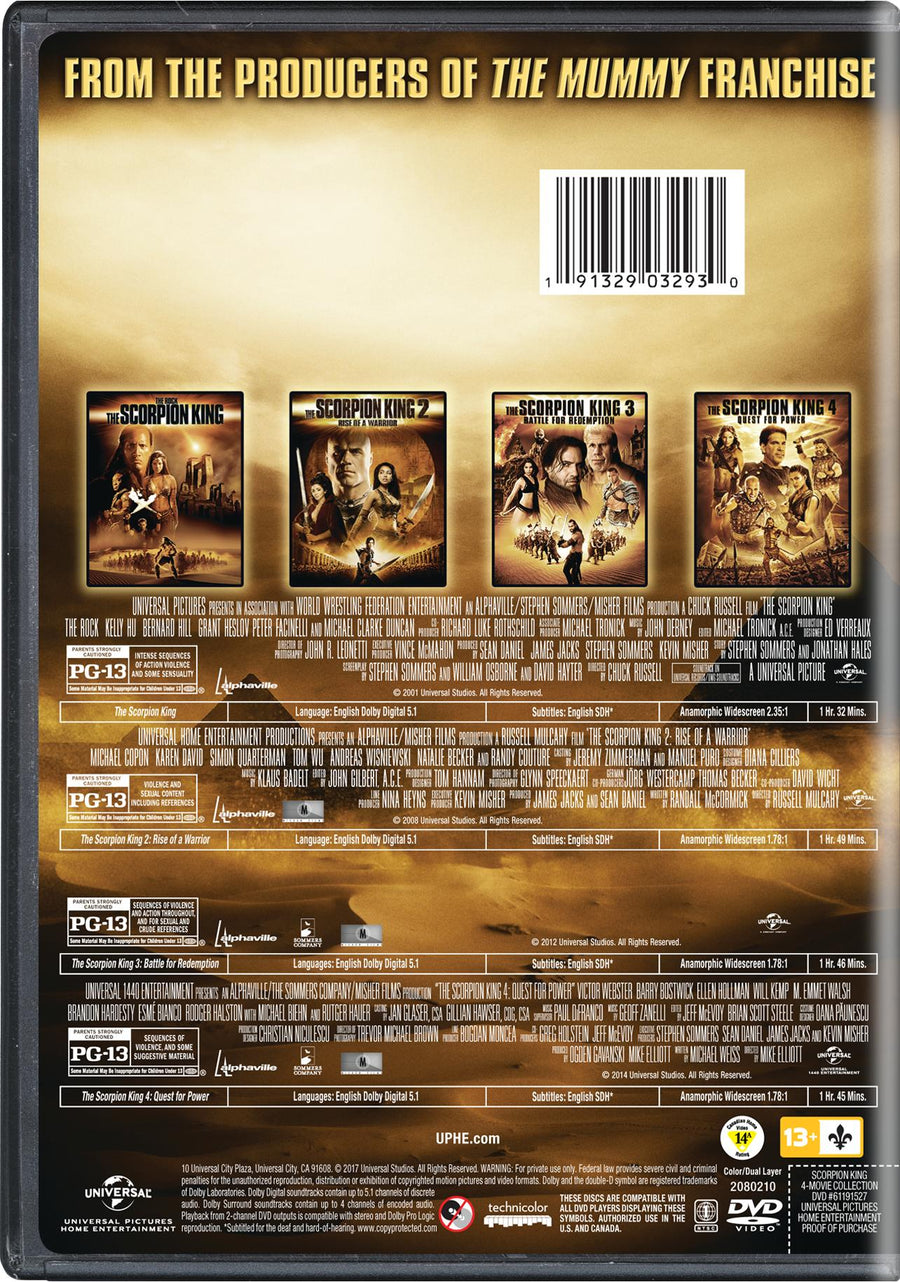Scorpion King: 4-Movie Collection [DVD]