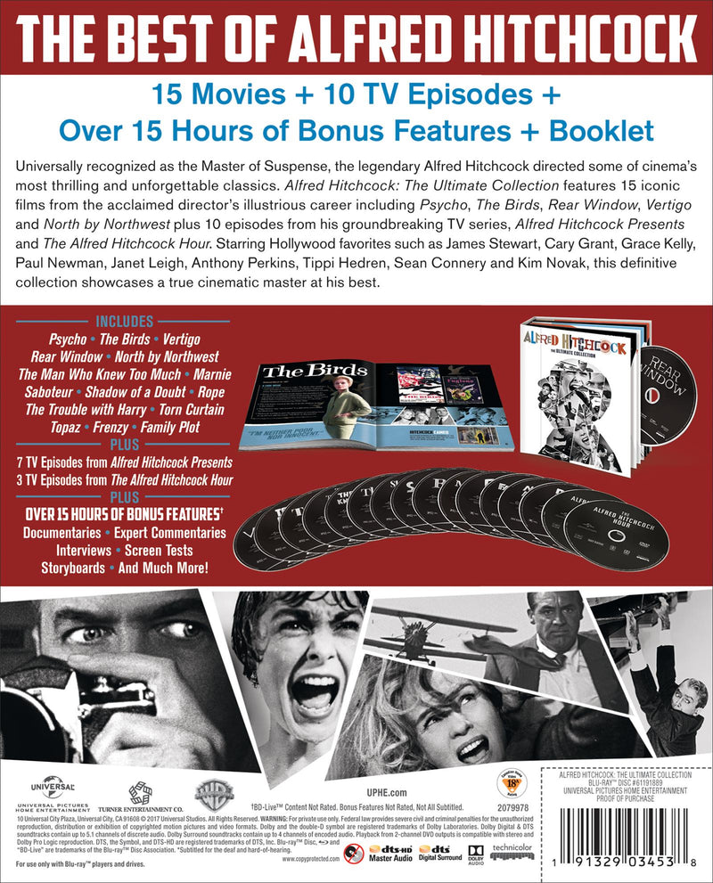 Alfred Hitchcock: The Ultimate Collection [Blu-Ray]
