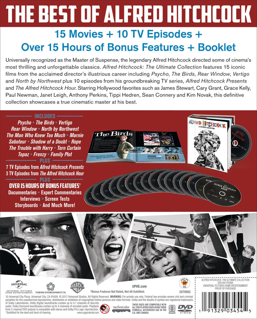 Alfred Hitchcock: The Ultimate Collection [DVD]