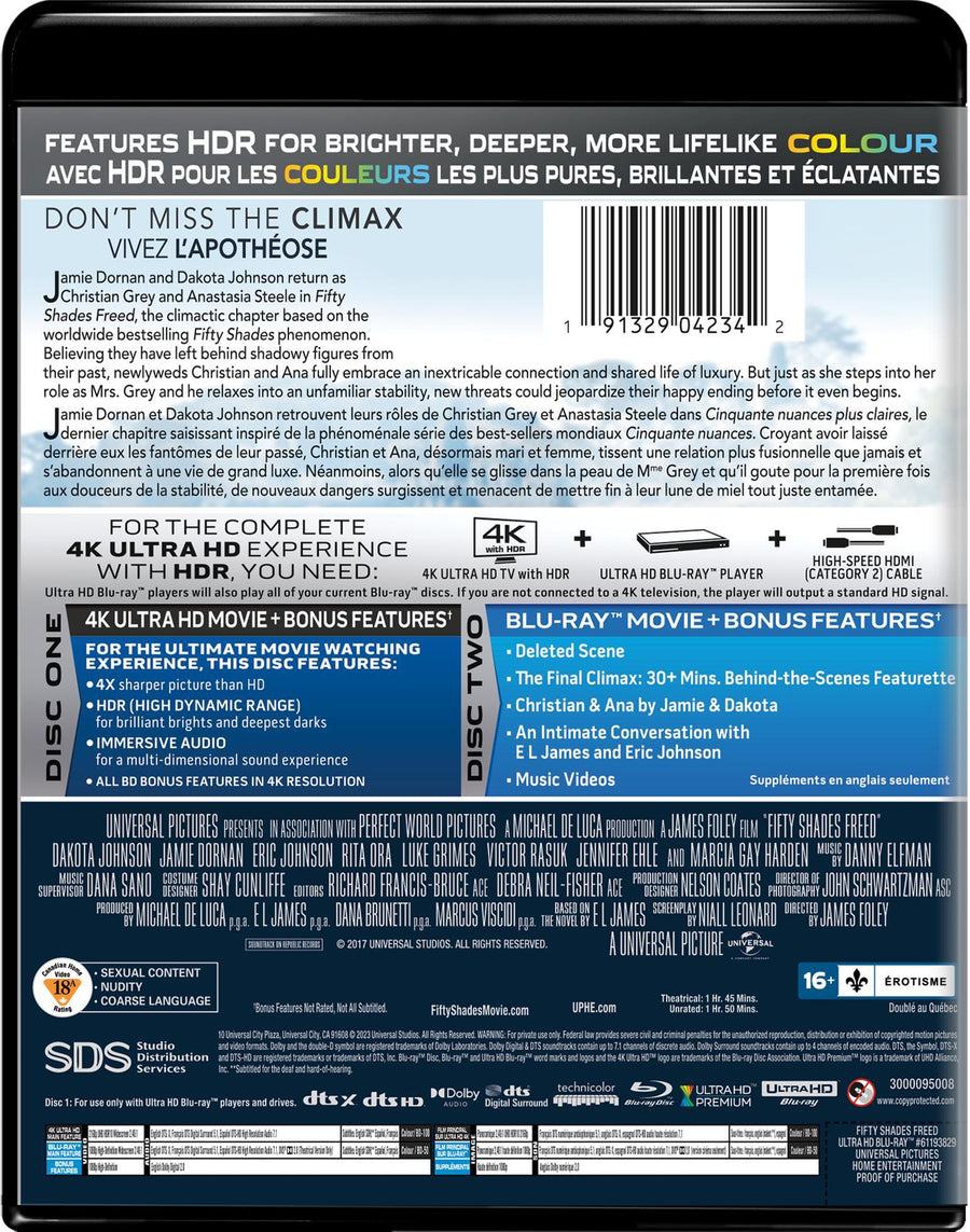 Fifty Shades Freed (4K Ultra HD + Blu-ray) [UHD]
