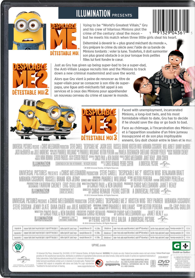 Illumination Presents: 3-Movie Collection [DVD]