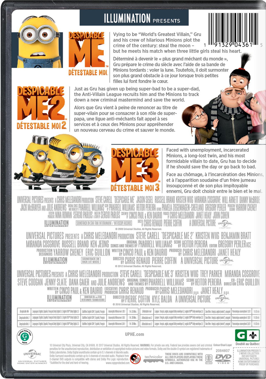 Illumination Presents: 3-Movie Collection [DVD]