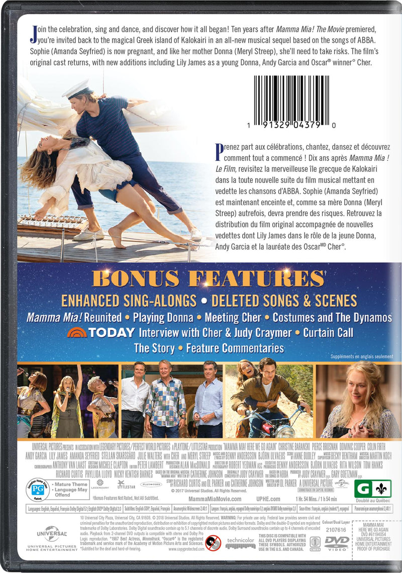 Mamma Mia! Here We Go Again [DVD]