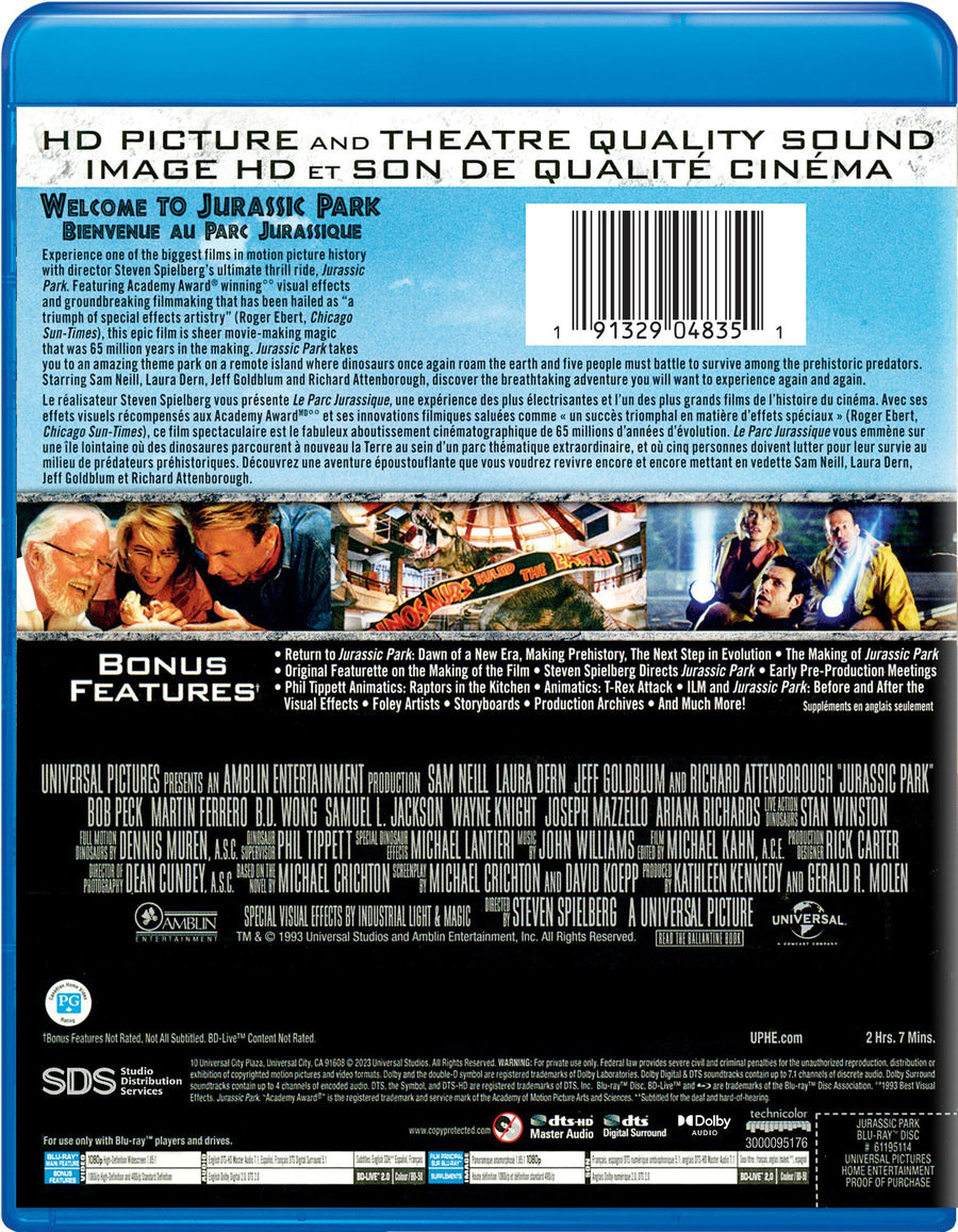 Jurassic Park [Blu-Ray]