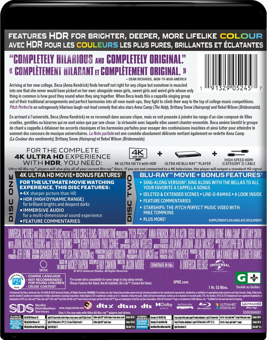Pitch Perfect (4K Ultra HD + Blu-ray) [UHD]