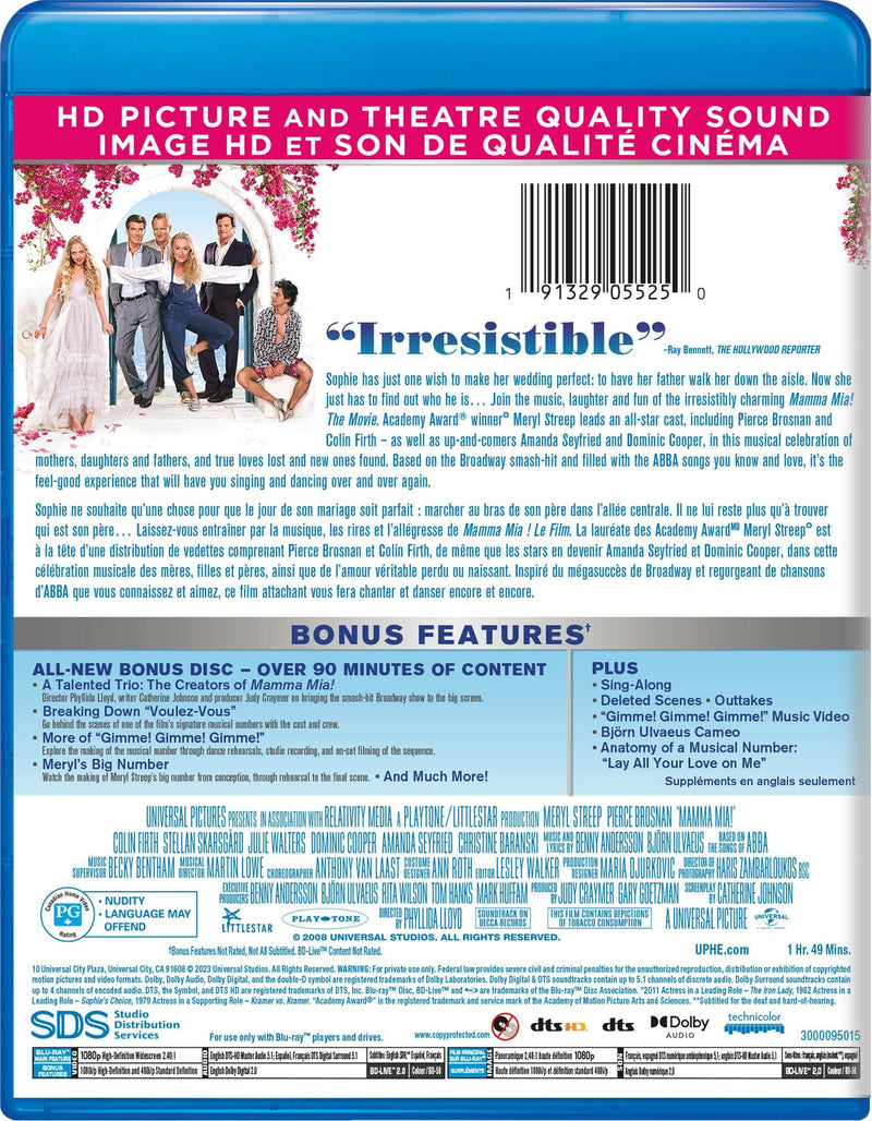 Mamma Mia! The Movie [Blu-Ray]