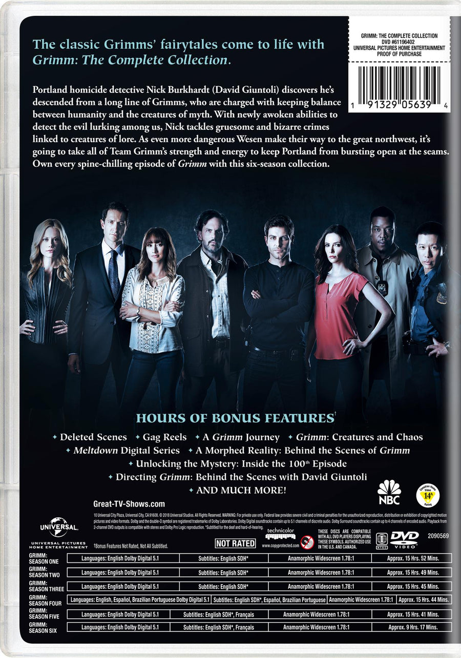 Grimm: The Complete Collection [DVD]