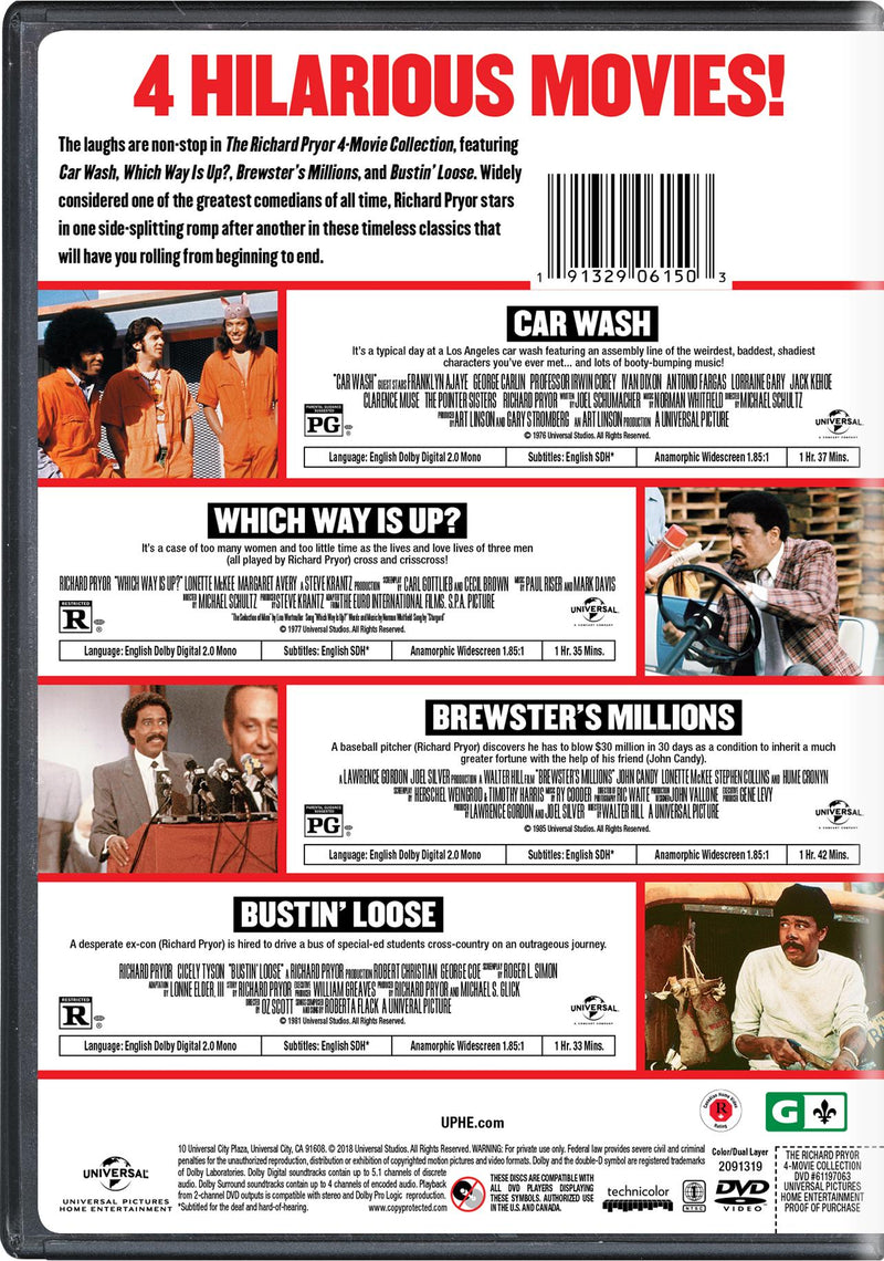 The Richard Pryor 4-Movie Collection [DVD]