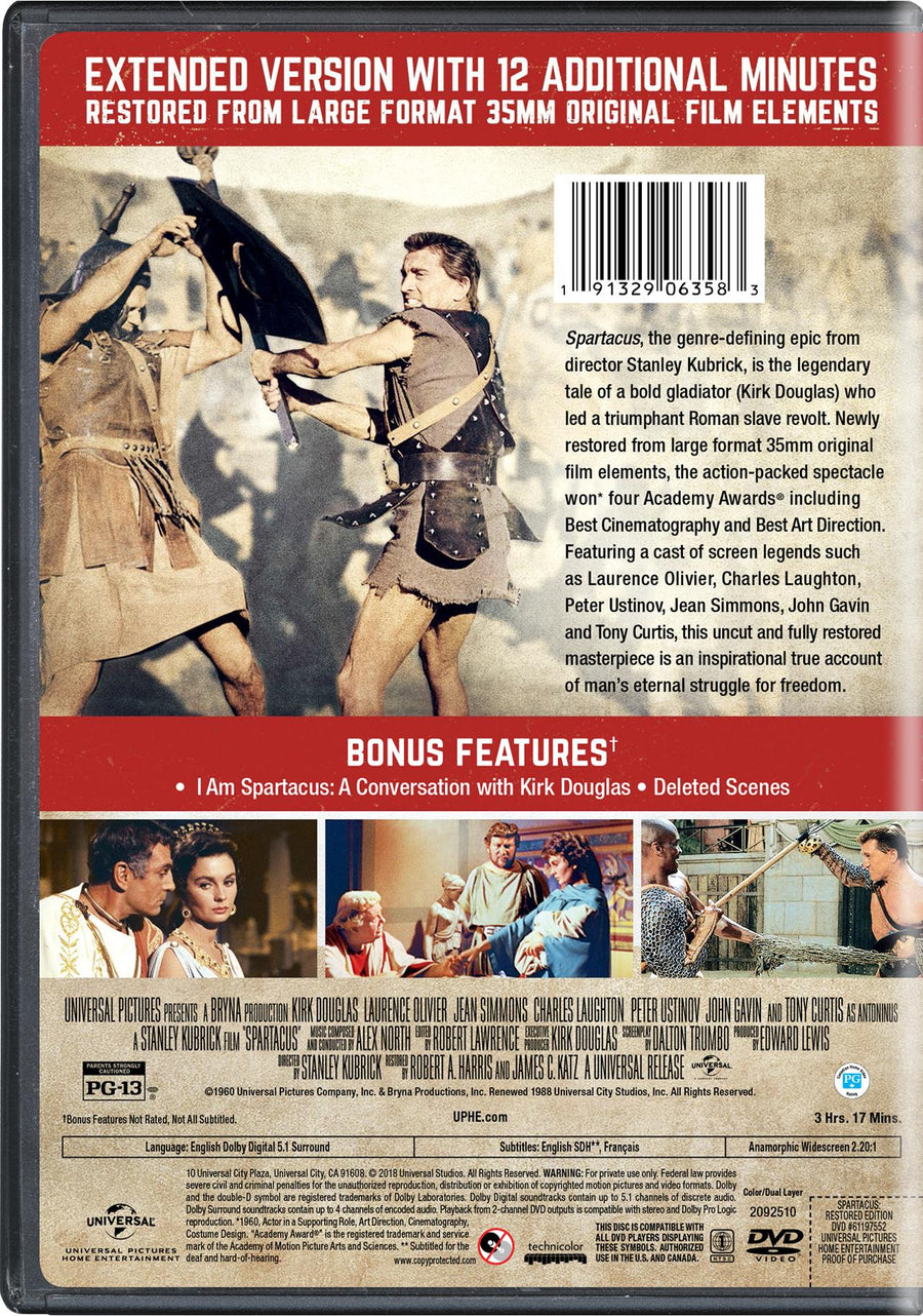 Spartacus [DVD]