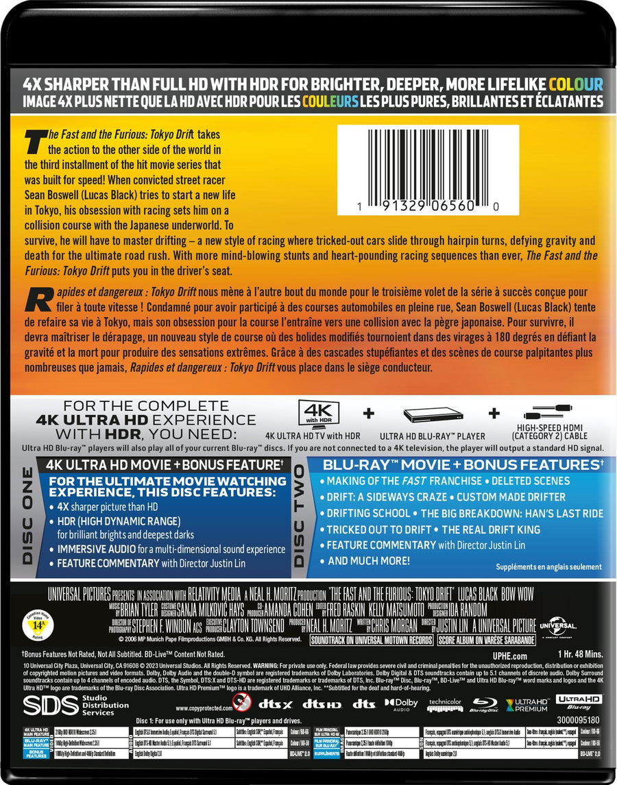 The Fast and the Furious: Tokyo Drift (4K Ultra HD + Blu-ray) [UHD]