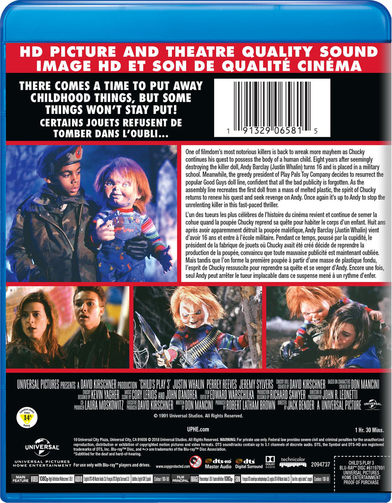 Child's Play 3 [Blu-Ray]