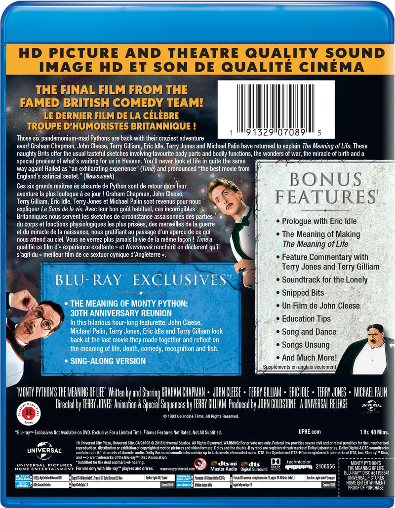 Monty Python's The Meaning of Life [Blu-Ray]