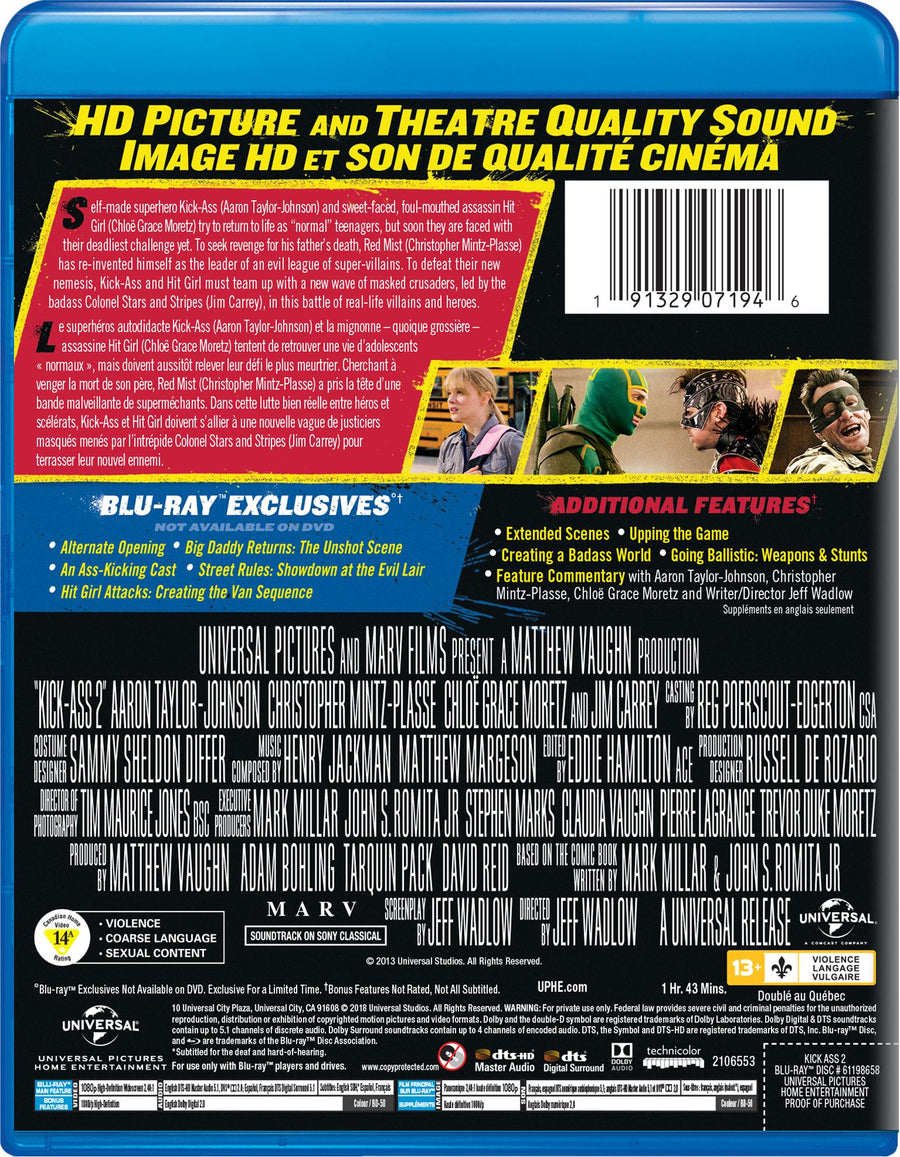 Kick-Ass 2 [Blu-Ray]