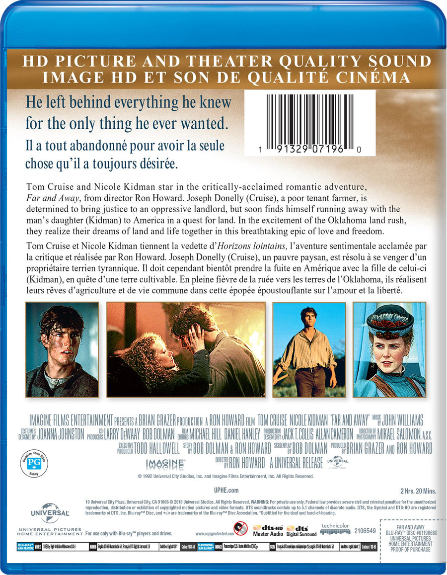 Far and Away [Blu-Ray]