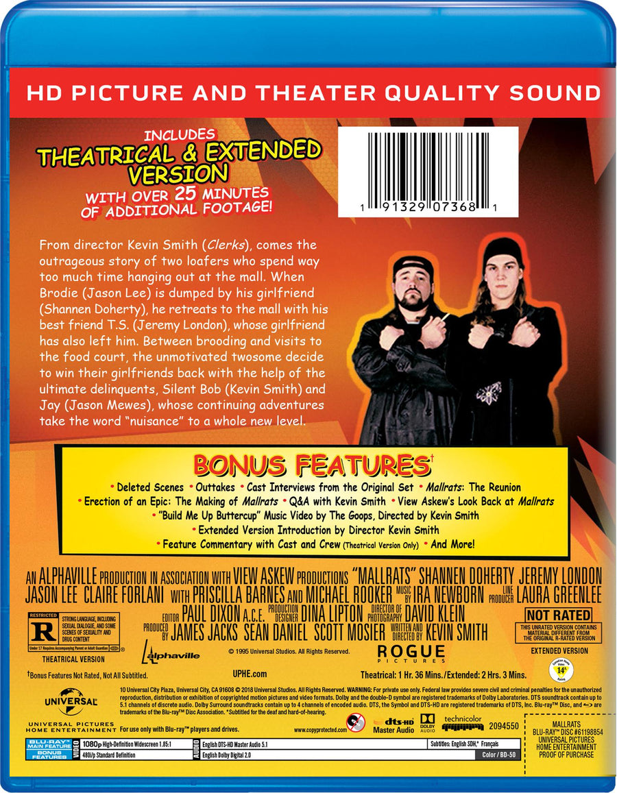 Mallrats (Theatrical & Extended Version) [Blu-Ray]