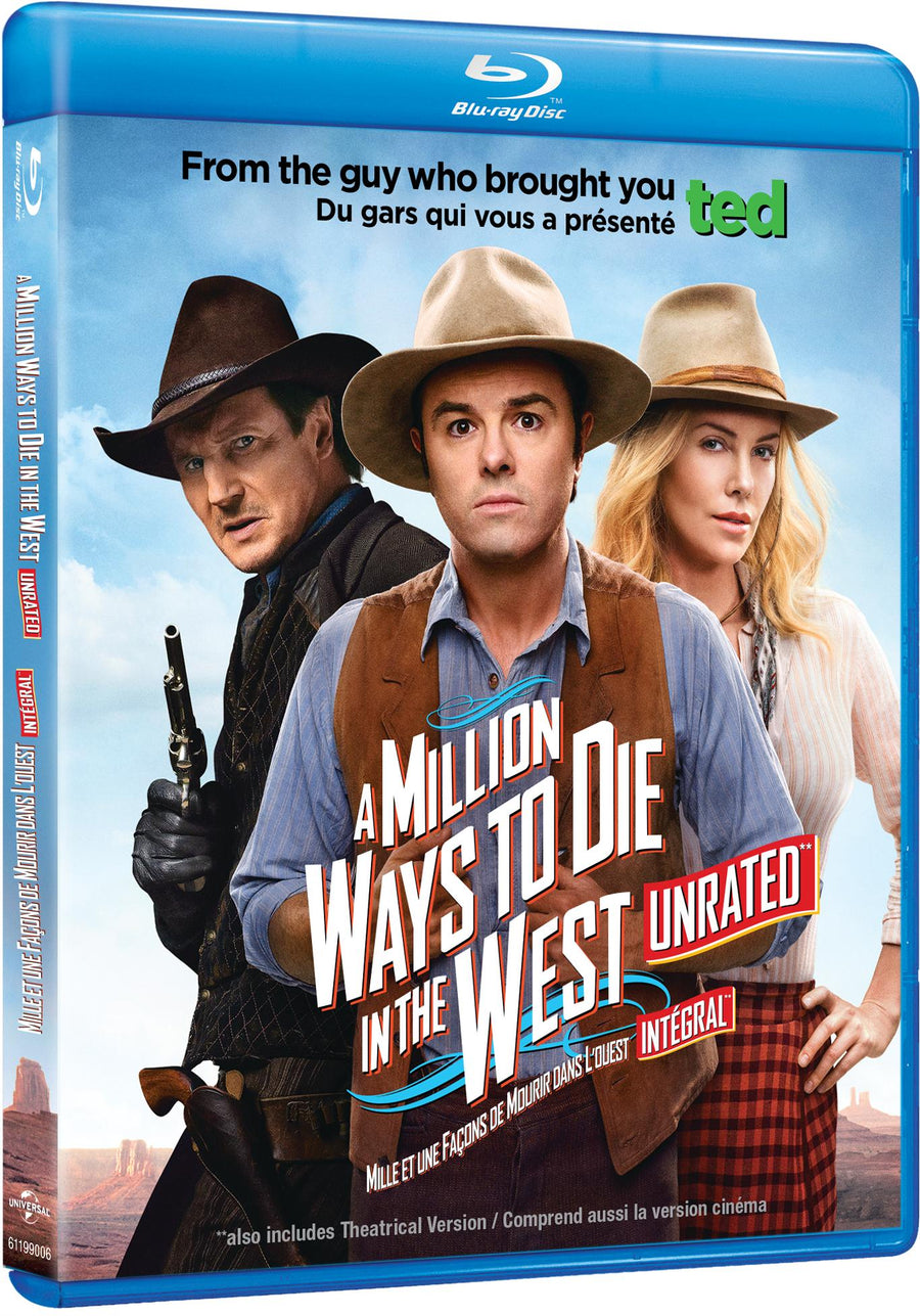A Million Ways to Die in the West (Unrated) [Blu-Ray]