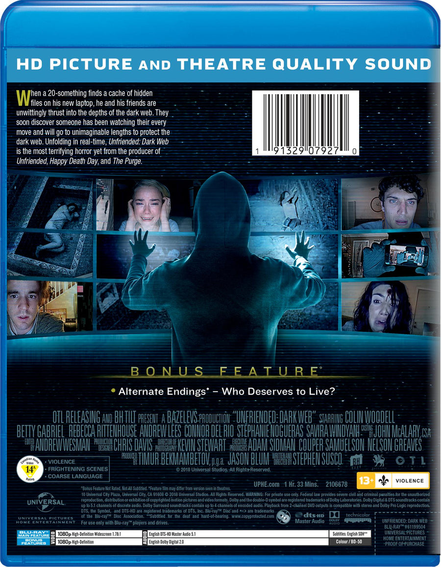 Unfriended: Dark Web [Blu-Ray]