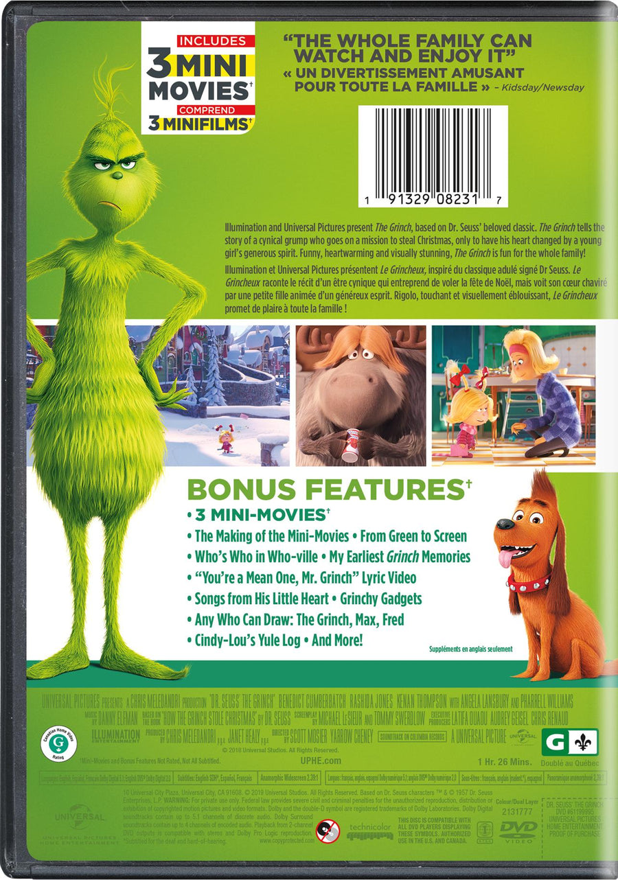 Illumination Presents: Dr. Seuss' The Grinch [DVD]