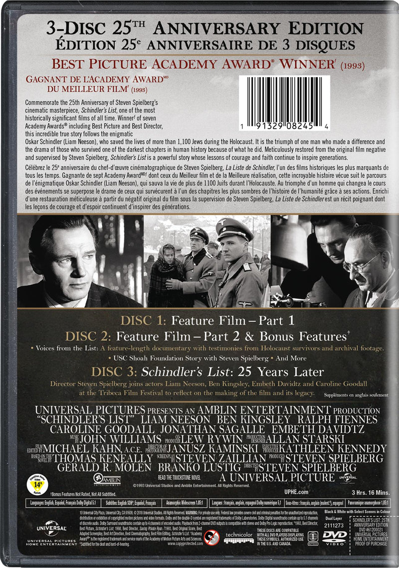 Schindler's List [DVD]