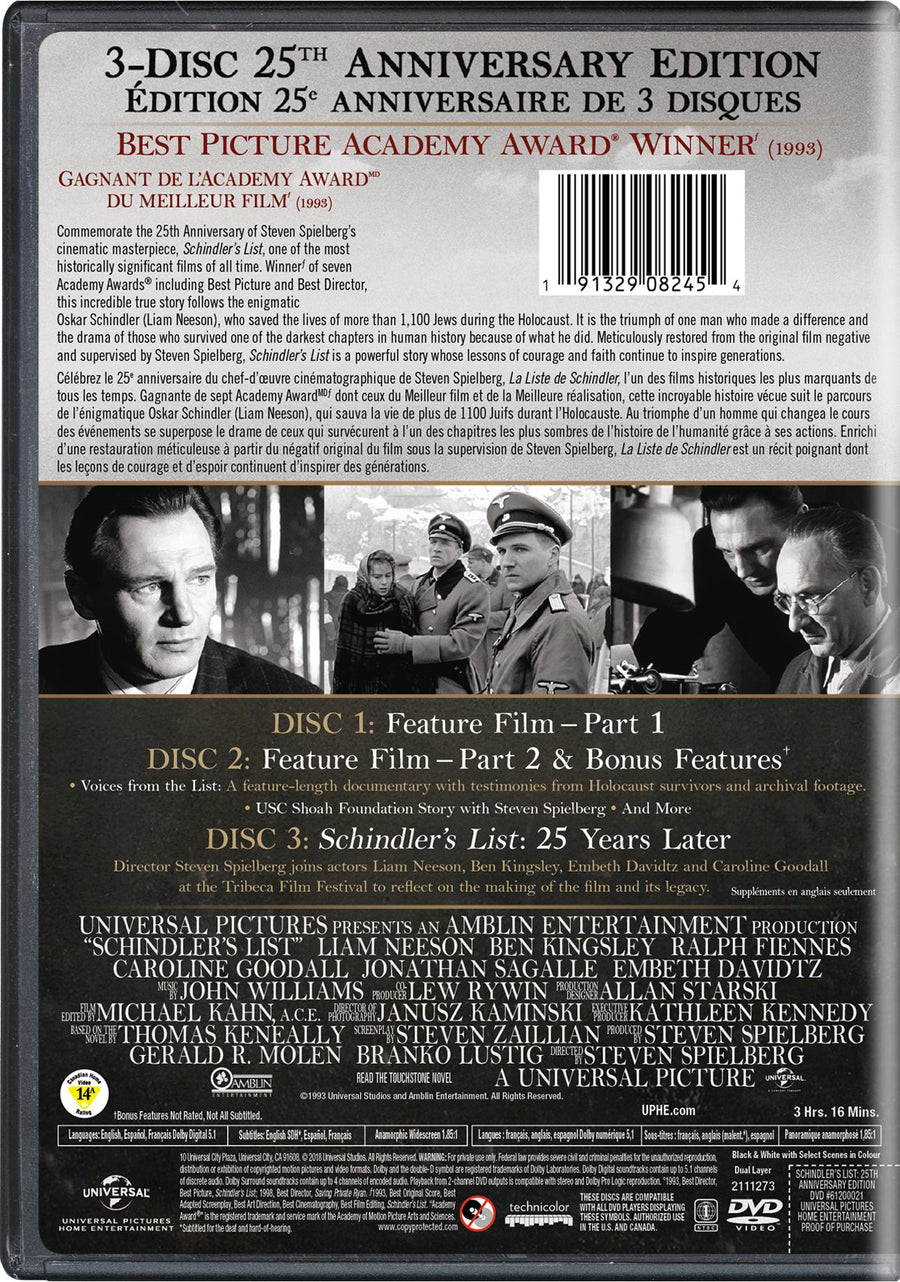 Schindler's List [DVD]