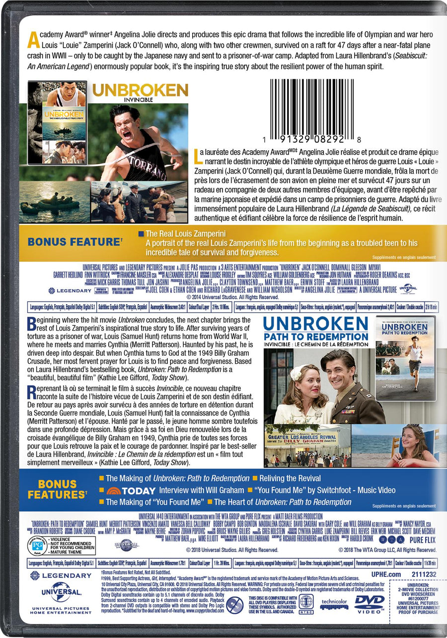 Unbroken: 2-Movie Collection [DVD]