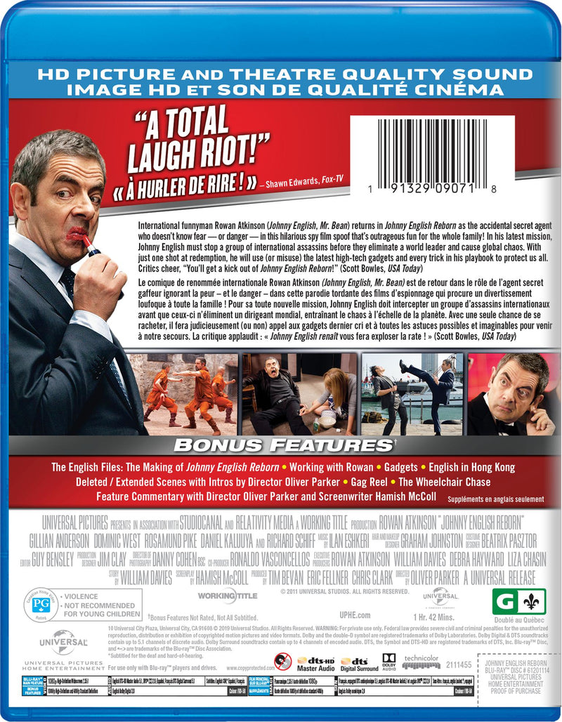 Johnny English Reborn [Blu-Ray]
