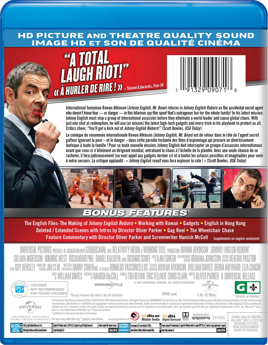 Johnny English Reborn [Blu-Ray]