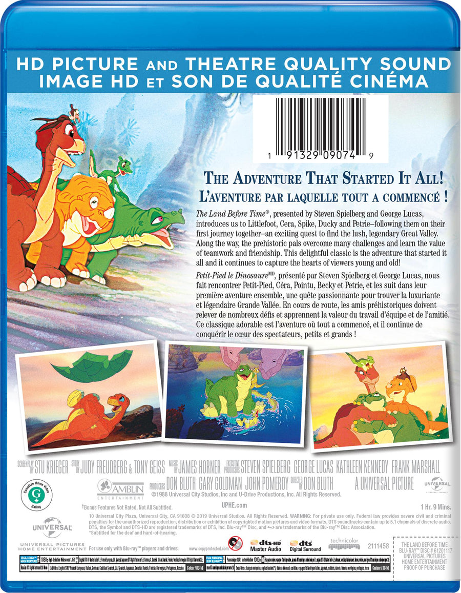 The Land Before Time [Blu-Ray]